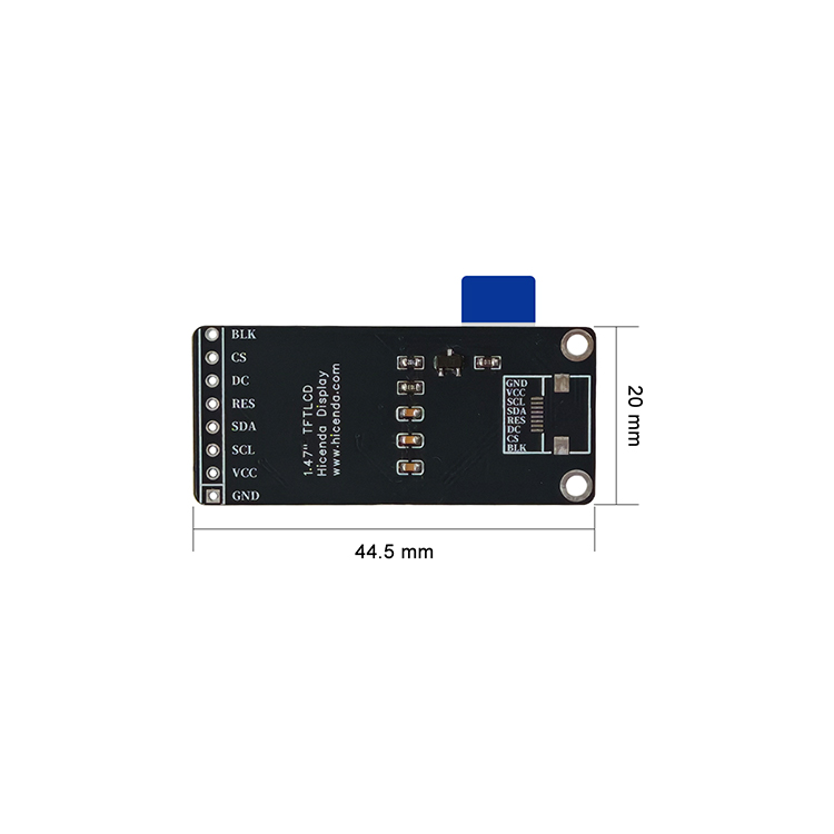 1.47 Inch TFT LCD Display Module 172x320 SPI ST7789V3
